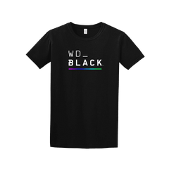 WD_BLACK T-Shirt with Color RGB Bar